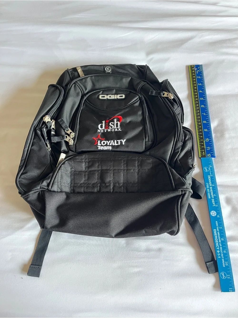 OGIO Metro Backpack Black Tech Laptop School Travel Bag Daypack